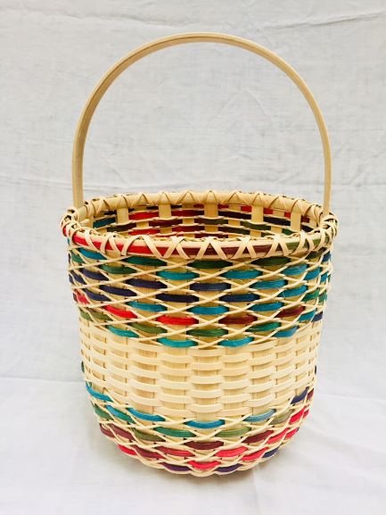 Hand Carved Root Basket (rbsk14) - Mission Del Rey Southwest