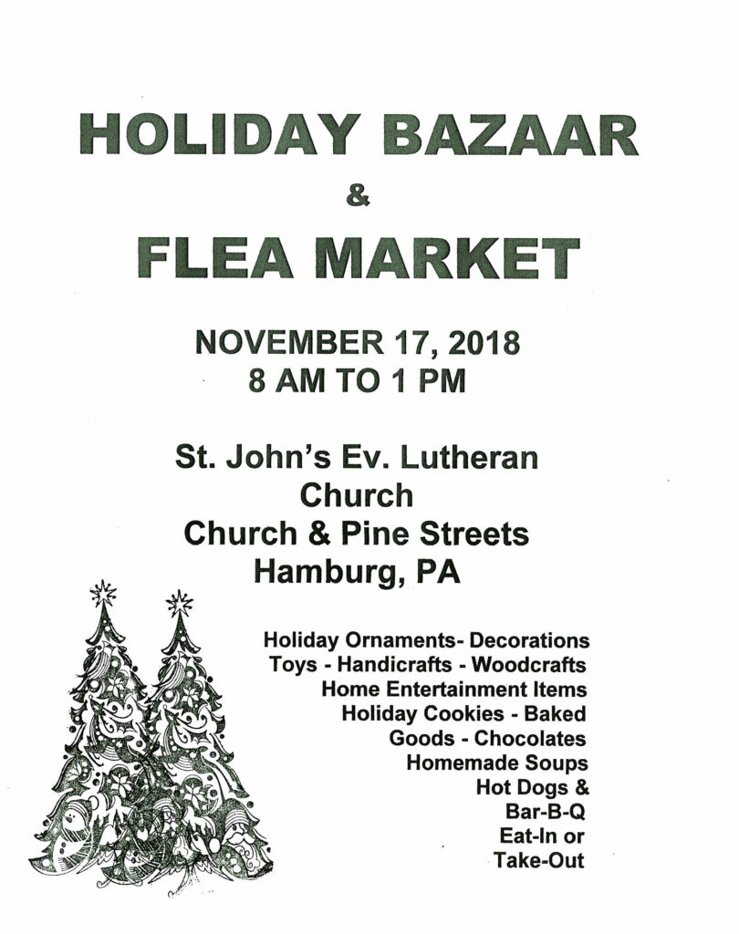 Holiday Bazaar & Flea Market at St. John's Ev. Lutheran Church