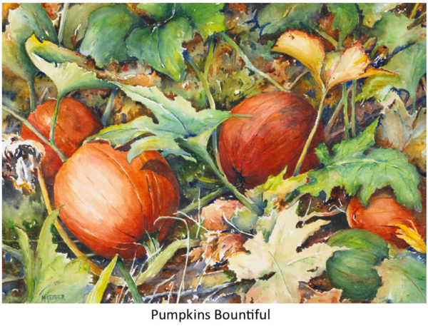 Mary Keiser's Pumpkins Bountiful Print