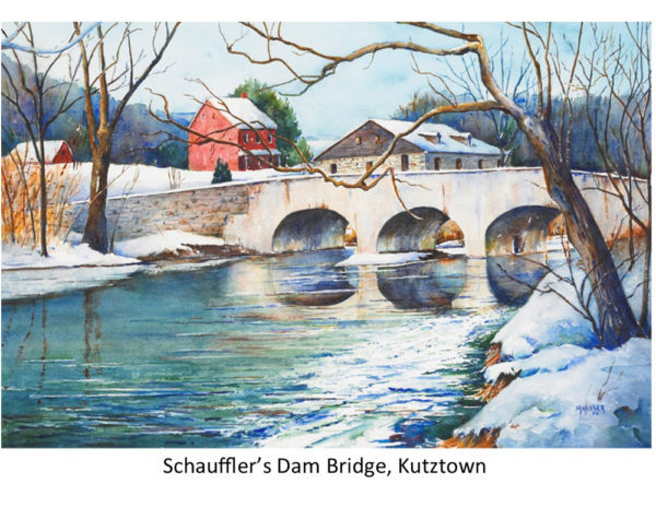Mary Keiser's Schauffler's Dam Bridge Print