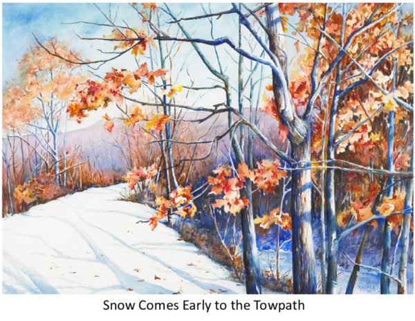 Mary Keiser's Snow Comes Early Print