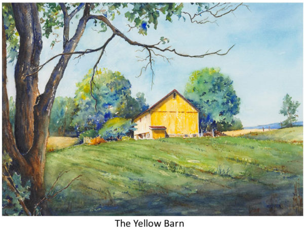 Mary Keiser's Yellow Barn Print