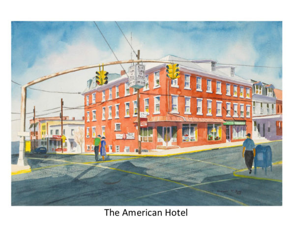 Stewart Biehl's The American Hotel Print