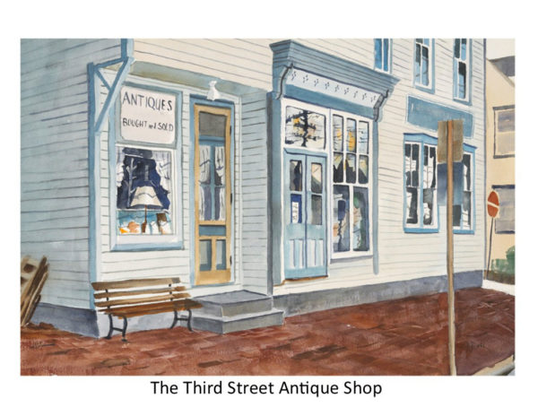 Stewart Biehl's The Third Street Antique Shop Print