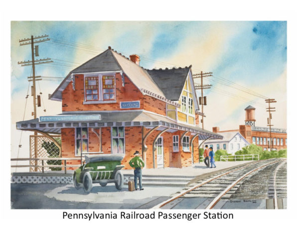 Stewart Biehl's Pennsylvania Railroad Passenger Station Print