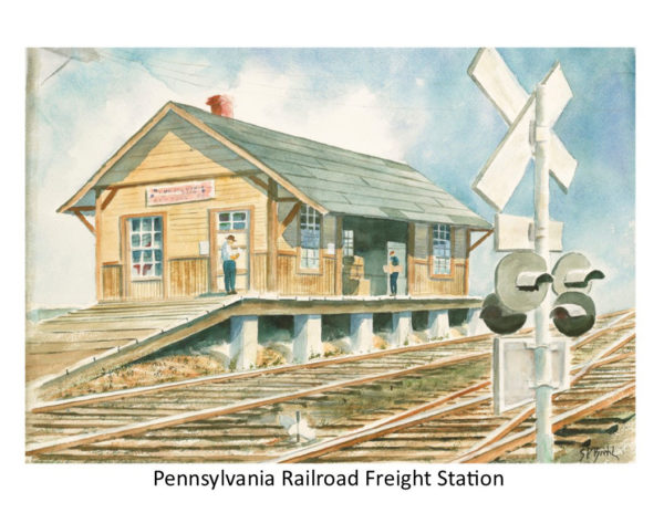 Stewart Biehl's Pennsylvania Railroad Freight Station Print