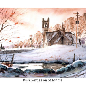 Stewart Biehl's Dusk Settles on St John’s Print