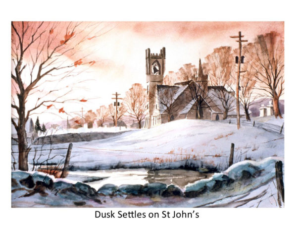 Stewart Biehl's Dusk Settles on St John’s Print